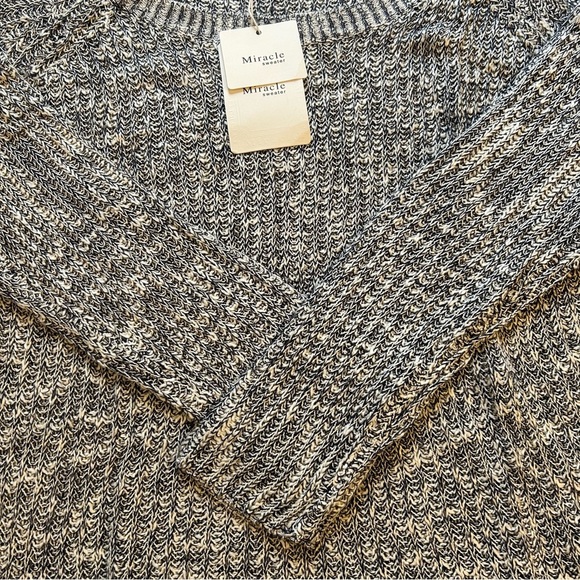 NWT MIRACLE Sweater Chunky Knit - Picture 3 of 4